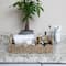 Household Essentials 14" Seagrass Tray with Scalloped Edge